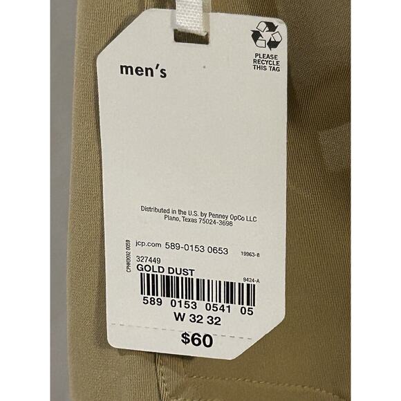 NWT Stylus Khaki Pants 32 x 32 - Picture 4 of 4